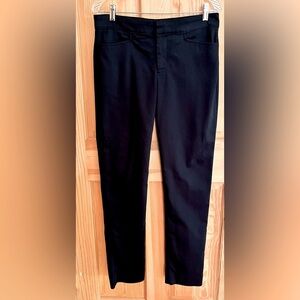 Chaps Classic Black Dress Pants Stretch Pockets Tailored Smart Professional SZ 8